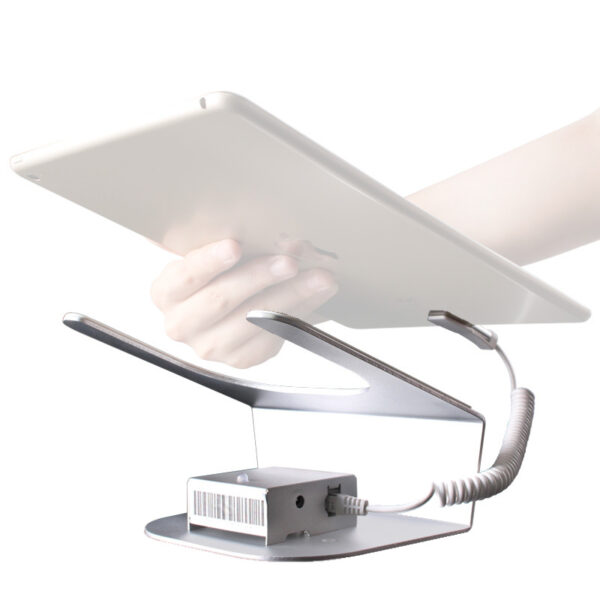 Tablet-table-stand-with-theft-prevention-rent