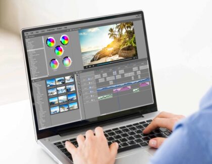 Laptop für Videobearbeitung
